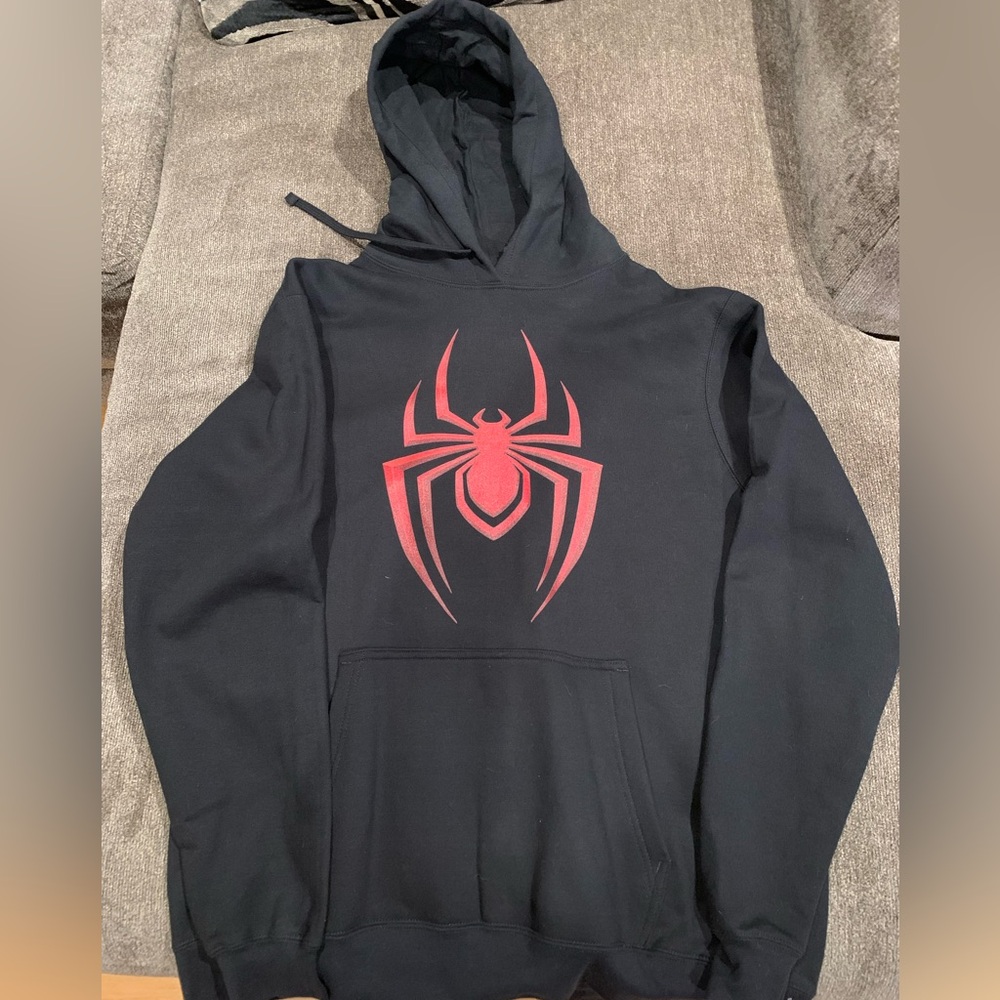 Black Spider-Man hoodie